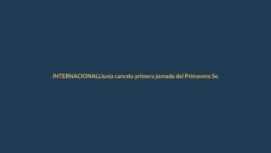 Lluvia cancela primera jornada del Primavera Sound en Barcelona
