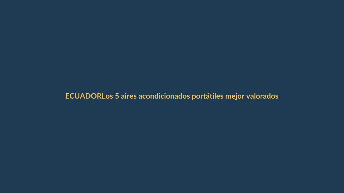 Los 5 aires acondicionados portátiles mejor valorados en Amazon que enfrían de verdad