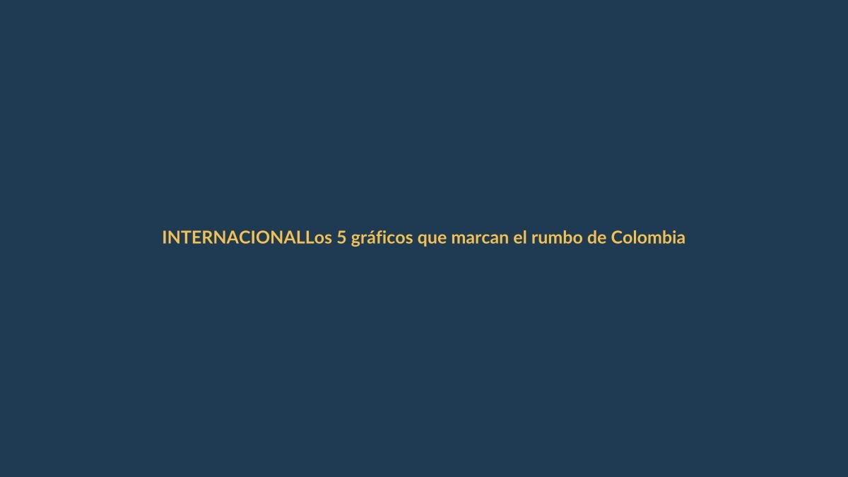 Los 5 gráficos que marcan el rumbo de Colombia y afectan a Ecuador