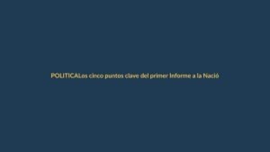 Los cinco puntos clave del primer Informe a la Nación de Daniel Noboa