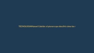 Manuel Cebrián: el pionero que descifró cómo las redes moldean nuestra conducta