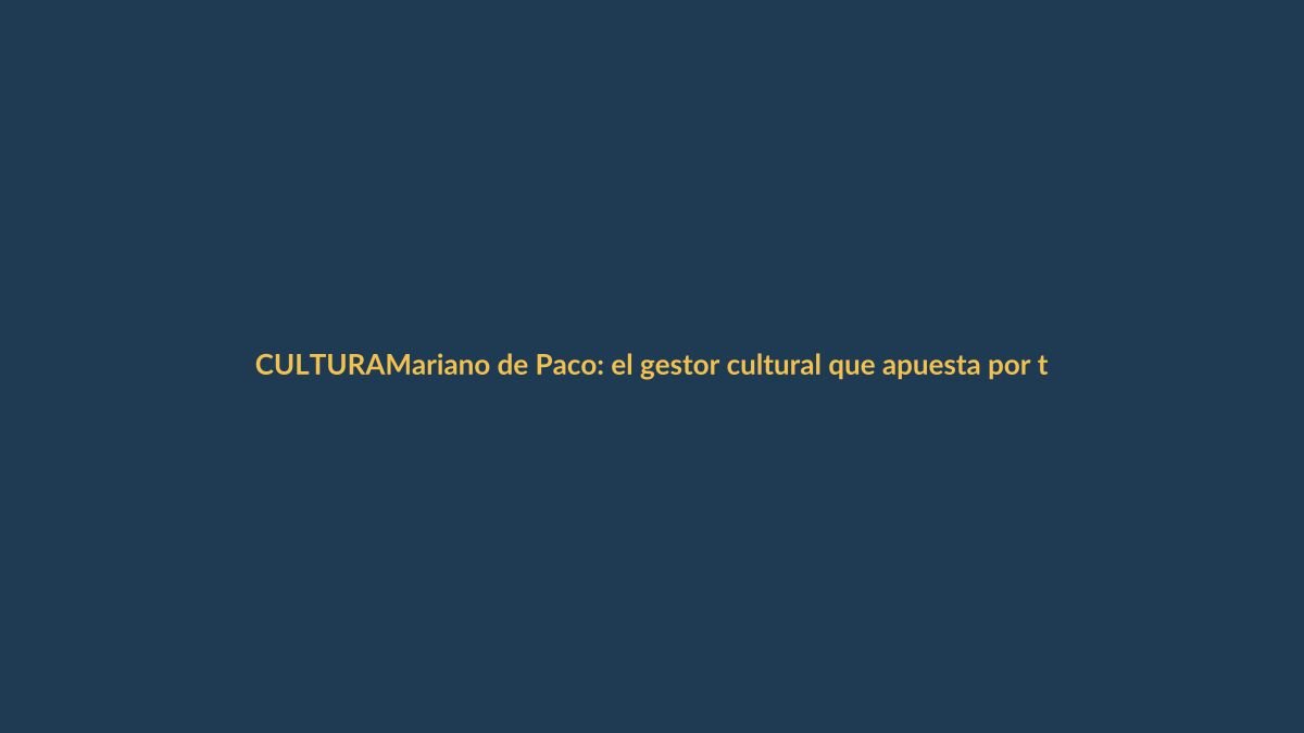 Mariano de Paco: el gestor cultural que apuesta por toros, elogia a Ayuso y se ríe del calor en las aulas