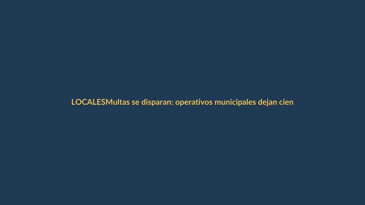 Multas se disparan: operativos municipales dejan cientos de sanciones en Loja