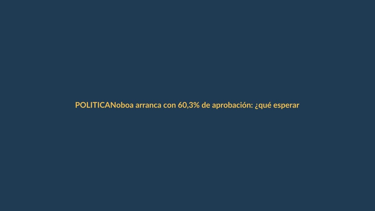 Noboa arranca con 60,3% de aprobación: ¿qué esperar para Loja?