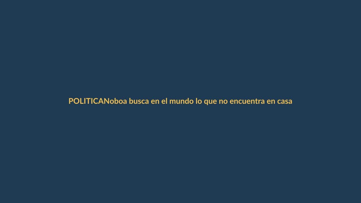 Noboa busca en el mundo lo que no encuentra en casa