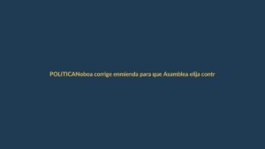 Noboa corrige enmienda para que Asamblea elija contralores, no el CPCCS
