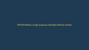 Noboa corrige propuesta: Asamblea definiría contralores y no el CPCCS
