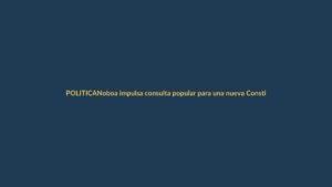 Noboa impulsa consulta popular para una nueva Constitución en Ecuador