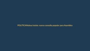 Noboa insiste: nueva consulta popular para Asamblea Constituyente