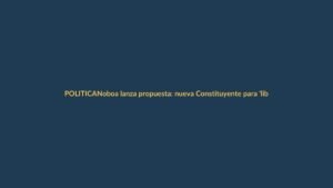 Noboa lanza propuesta: nueva Constituyente para ‘liberar’ al Ecuador