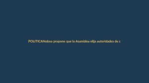 Noboa propone que la Asamblea elija autoridades de control: ¿podría ir a referéndum?