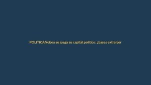 Noboa se juega su capital político: ¿bases extranjeras o nueva Constitución?