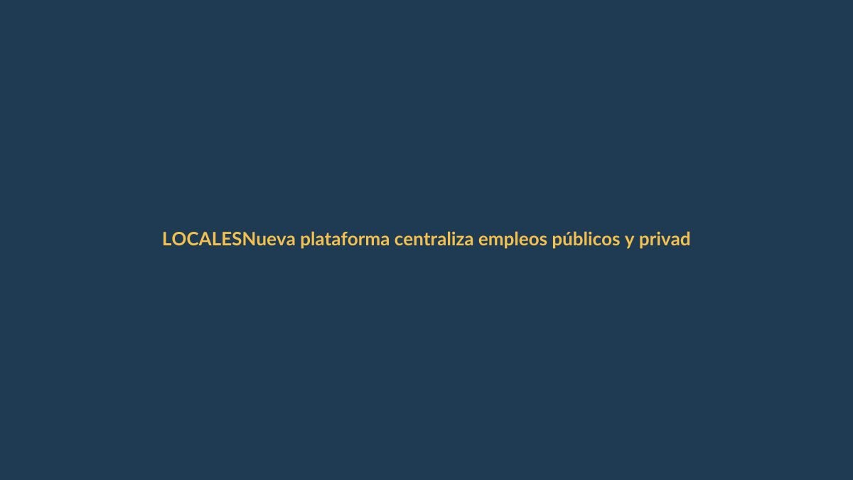 Nueva plataforma centraliza empleos públicos y privados en Ecuador
