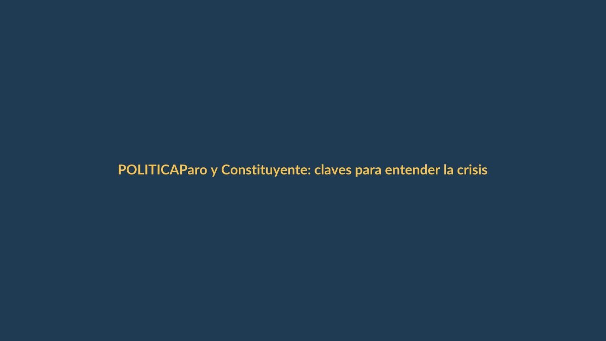 Paro y Constituyente: claves para entender la crisis en Ecuador