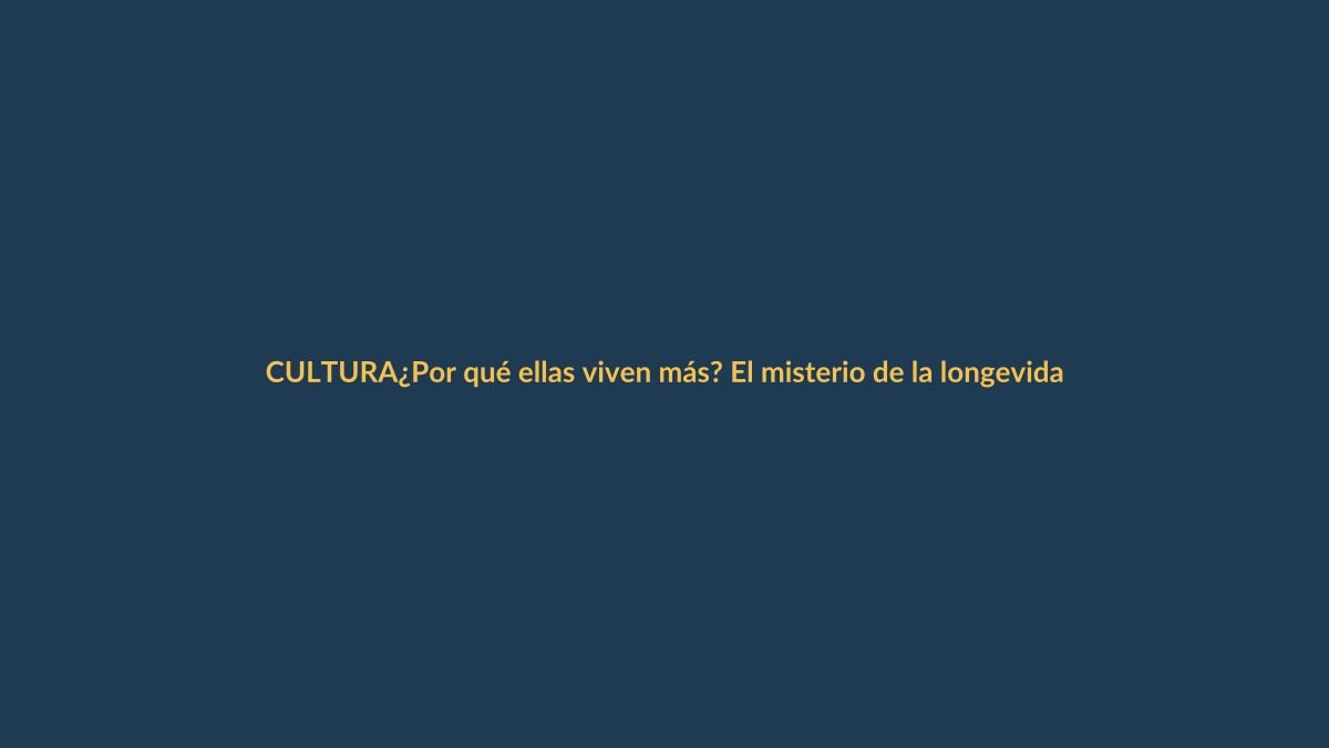 ¿Por qué ellas viven más? El misterio de la longevidad femenina en Ecuador