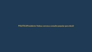 Presidente Noboa convoca consulta popular para decidir sobre Asamblea Constituyente sin pasar por la Corte Constitucional