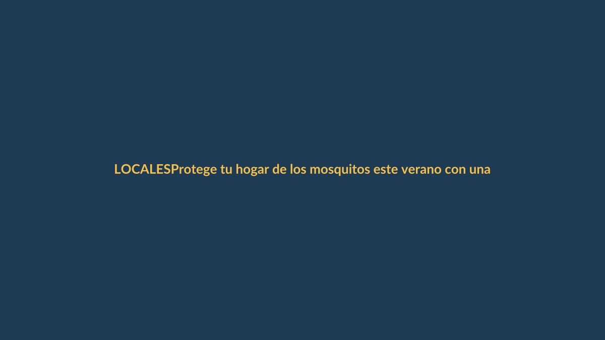 Protege tu hogar de los mosquitos este verano con una mosquitera de fibra de vidrio