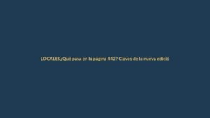 ¿Qué pasa en la página 442? Claves de la nueva edición de Ahora Loja