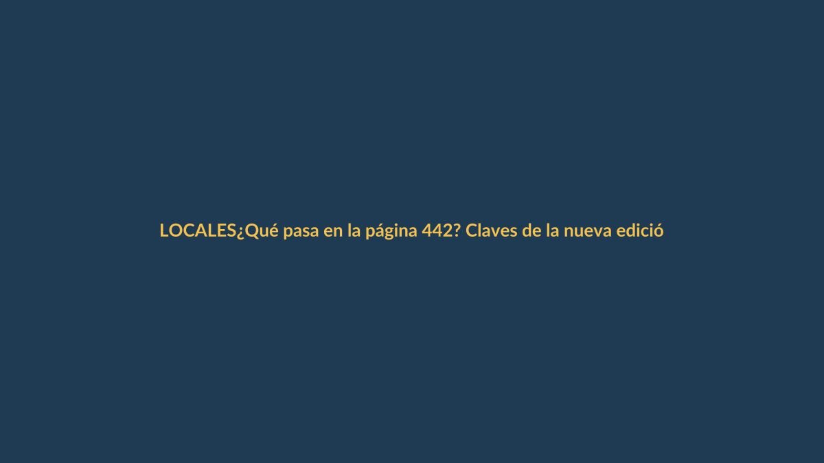 ¿Qué pasa en la página 442? Claves de la nueva edición de Ahora Loja