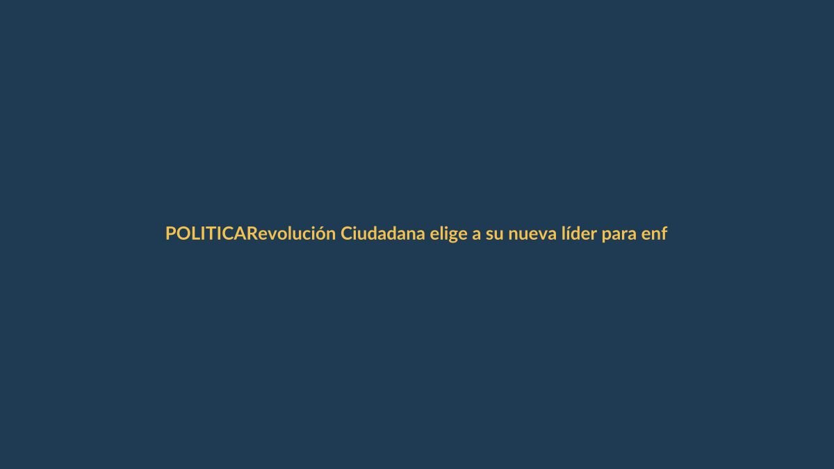 Revolución Ciudadana elige a su nueva líder para enfrentar a Noboa