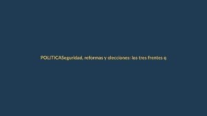 Seguridad, reformas y elecciones: los tres frentes que definirán el 2023 en Ecuador