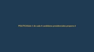 Solo 1 de cada 4 candidatos presidenciales propone derogar leyes procrimen