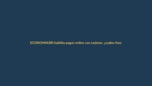 SRI habilita pagos online con tarjetas: ¿cuáles funcionan y cómo usarlas?