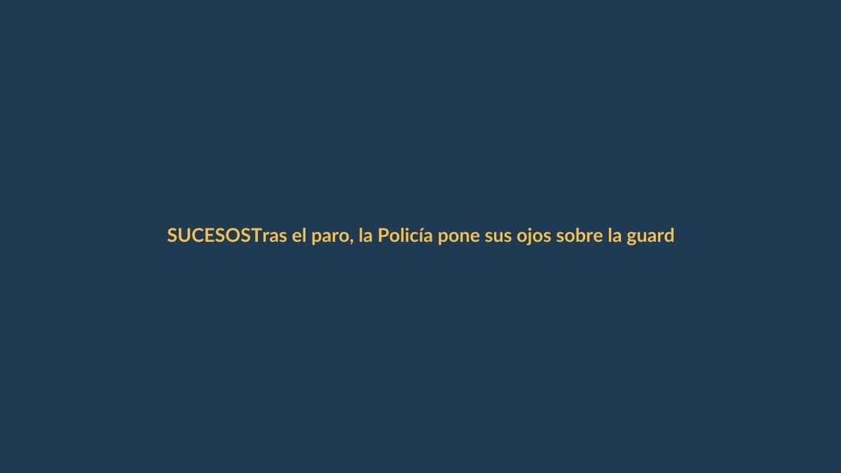 Tras el paro, la Policía pone sus ojos sobre la guardia indígena