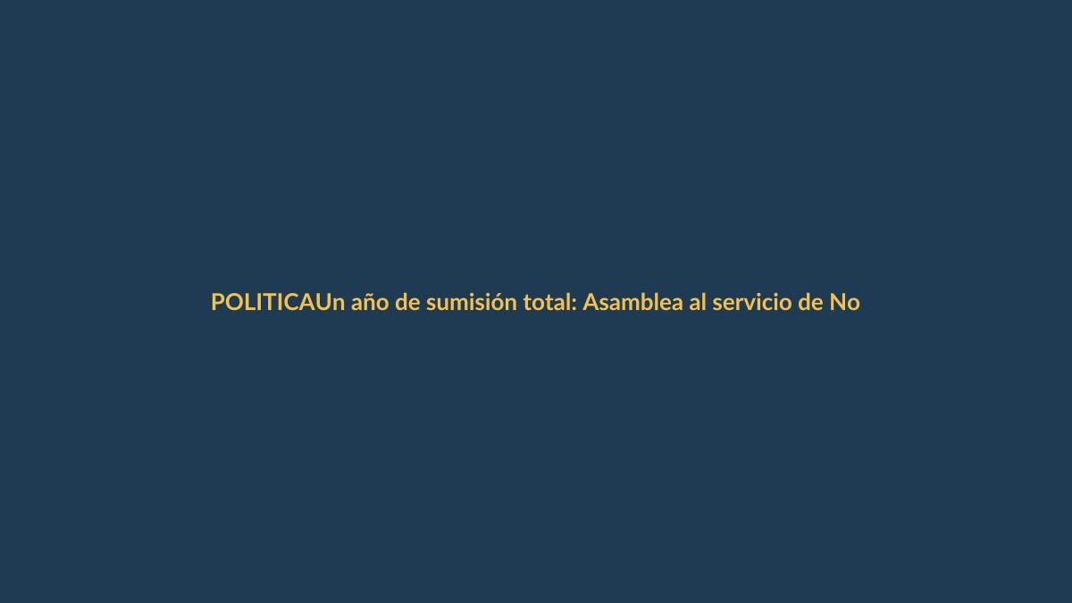 Un año de sumisión total: Asamblea al servicio de Noboa
