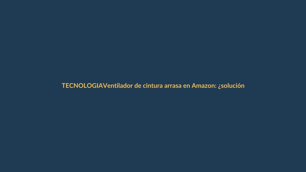 Ventilador de cintura arrasa en Amazon: ¿solución al calor en Ecuador?