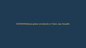 Aduana golpea contrabando en Tulcán, Loja, Huaquillas y Latacunga: ¿qué productos decomisó?