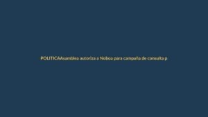 Asamblea autoriza a Noboa para campaña de consulta popular