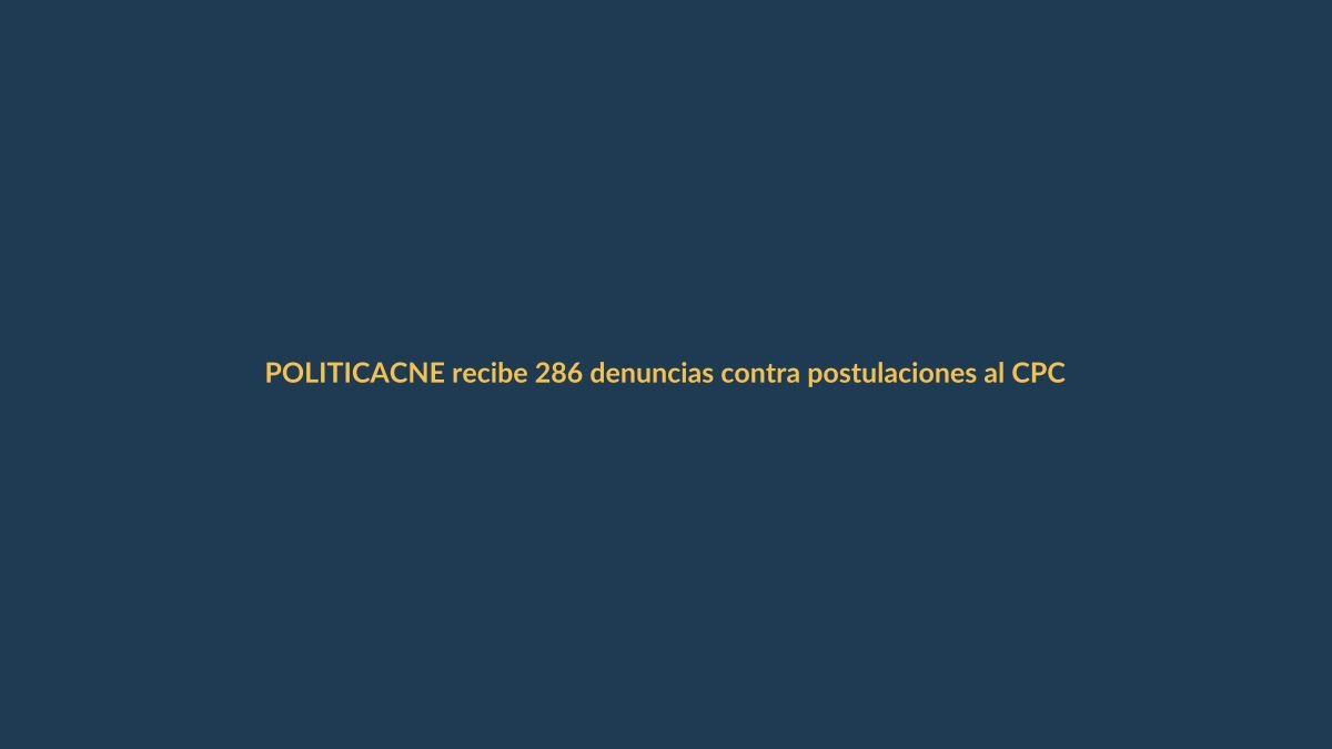 CNE recibe 286 denuncias contra postulaciones al CPCCS 2027