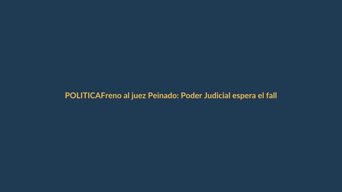 Freno al juez Peinado: Poder Judicial espera el fallo del caso Begoña Gómez
