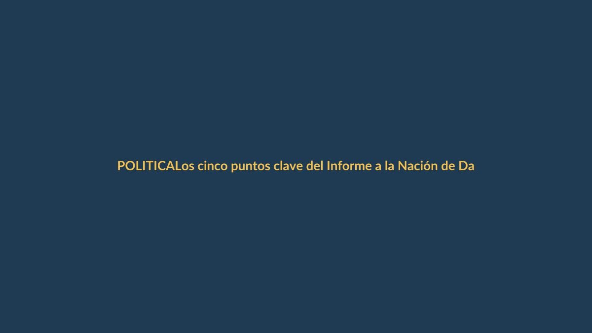 Los cinco puntos clave del Informe a la Nación de Daniel Noboa que impactan a Loja