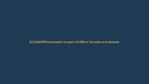 Petroecuador recupera 24.000 m³ de suelo en la Amazonía: ¿qué significa para Loja?