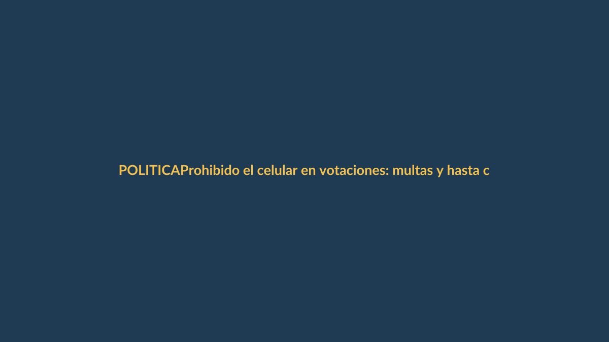 Prohibido el celular en votaciones: multas y hasta cárcel en Ecuador