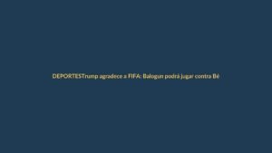 Trump agradece a FIFA: Balogun podrá jugar contra Bélgica en el Mundial