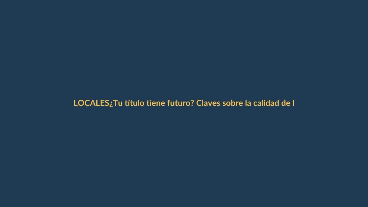 ¿Tu título tiene futuro? Claves sobre la calidad de la educación superior en Ecuador